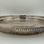 Mid 20th Century Mid-Century f.b. Rogers Silverplate Cocktail & Serving Tray With Pierced Gallery For Sale - Image 5 of 9