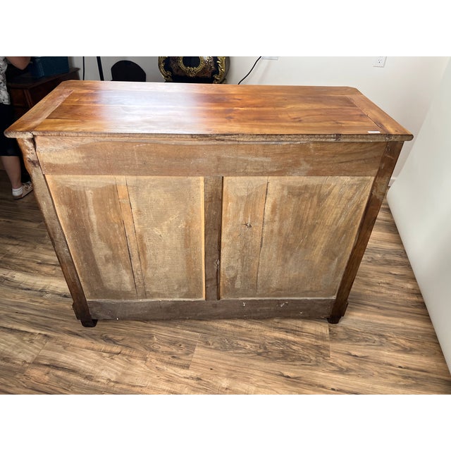Antique French Biedermeier Fruitwood Buffet C. Mid 19th Century For Sale - Image 13 of 13
