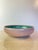 Vintage art pottery bowl by Stangl Pottery of Trenton, New Jersey, from their Terra Rose glaze line. The exterior is...