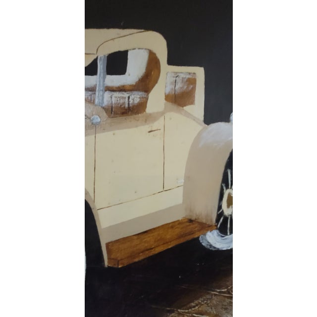 Antique Classic Car /Wall Art / Oil Painting / Frank Walcutt For Sale - Image 10 of 10