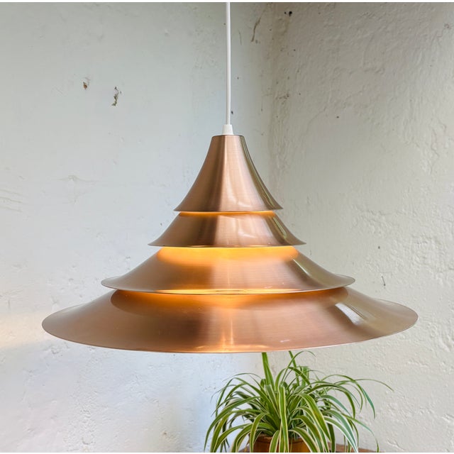 Pagoda Pendant Lamp from Nordisk Solar, 1980s For Sale - Image 4 of 13