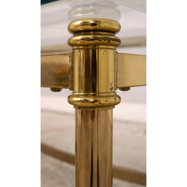 Brass Base Regency Style Coffee Occasional Table For Sale In Philadelphia - Image 6 of 10