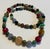 Metal Semi-Precious Polished Gemstone Bead Necklace & Bracelet Set 14k Gold Filled C. 1970s, 2 Pieces For Sale - Image 7 of 12