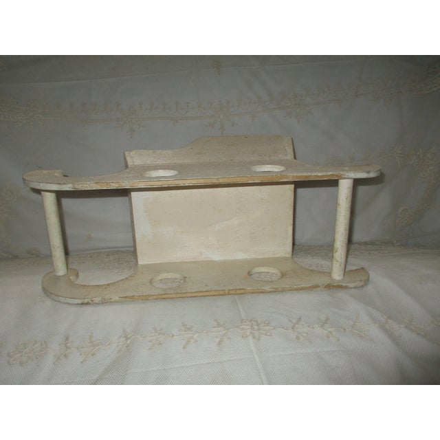 Rare Vintage 1930s Christmas Huge Store Display White Mica Sparkle Sleigh For Sale In Columbia, SC - Image 6 of 7