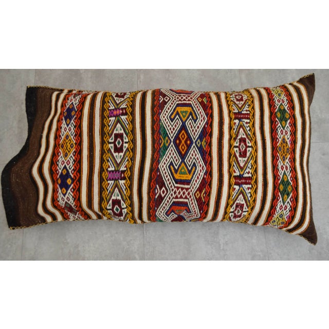 Turkish Vintage Turkish Kilim Hand Woven Wool Rug Sack Kilim - 2′3″ × 4′ For Sale - Image 3 of 11