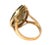 Late 20th Century 14K Pink Rose Gold Smokey Topaz Brown Quartz MicroPave Diamond Ring, Size 7 For Sale - Image 4 of 6