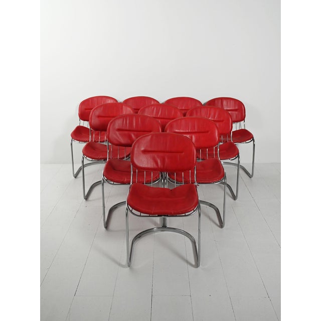 Chairs attributed to Gastone Rinaldi, 1970s, Set of 10 For Sale - Image 17 of 17