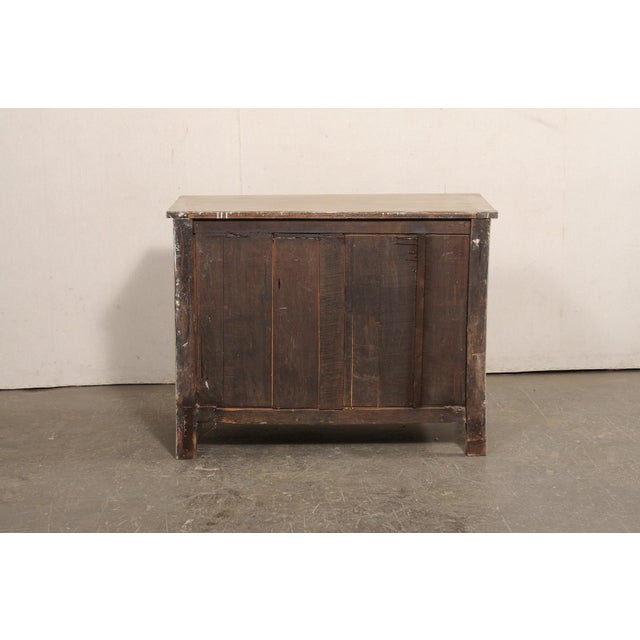 Taupe 19th Century French Painted Wood Server Console For Sale - Image 8 of 12