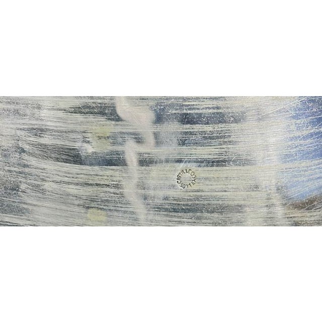 Mid 20th Century Los Castillo Taxco Mexican Modernist Abalone, Mother of Pearl & Silvered Tray For Sale - Image 5 of 9
