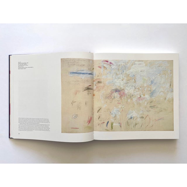 Contemporary Cy Twombly Abstract Expressionist Lithograph Print Paris Retrospective Exhibition Large Volume Hardcover Art Book For Sale - Image 3 of 12