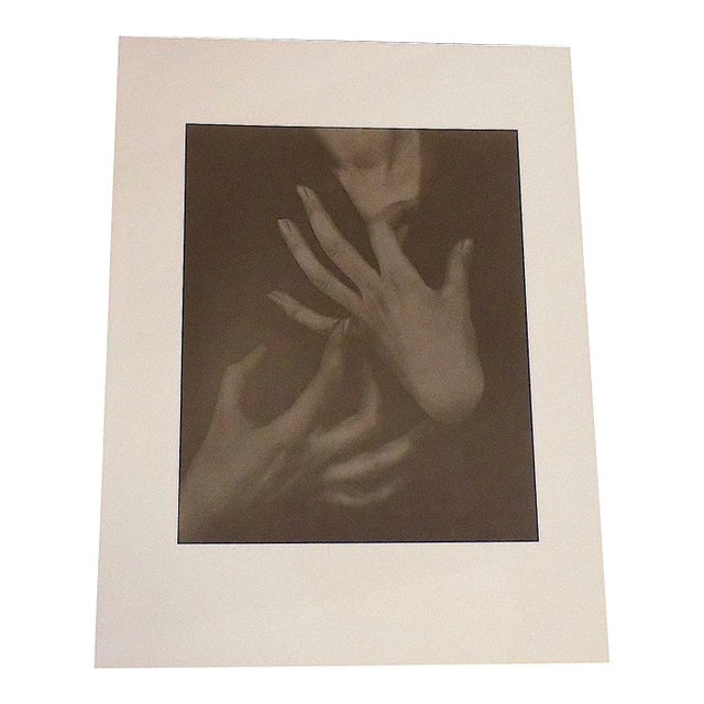 Large Vintage Photogravure-"Georgia O'Keeffe" by Alfred Stieglitz (Usa 1864-1946) For Sale In Cincinnati - Image 6 of 7