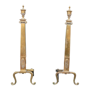 A Wonderful Collection of Antique Brass Fireplace Accessories