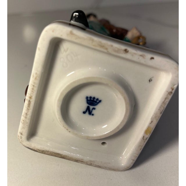 Vintage Ernst Bohne & Sohne German Porcelain Figurine of French Soldier For Sale - Image 9 of 14