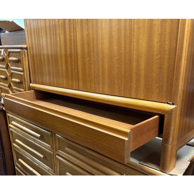 Mid-Century 6057 Server Mahogany Sideboard Cabinet, John Keal for Brown Saltman For Sale - Image 10 of 13