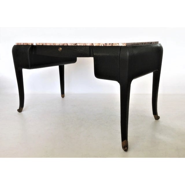 This outstanding Art Deco style desk is crafted by Maitland-Smith, circa 1970s. The company is well known for its use of...