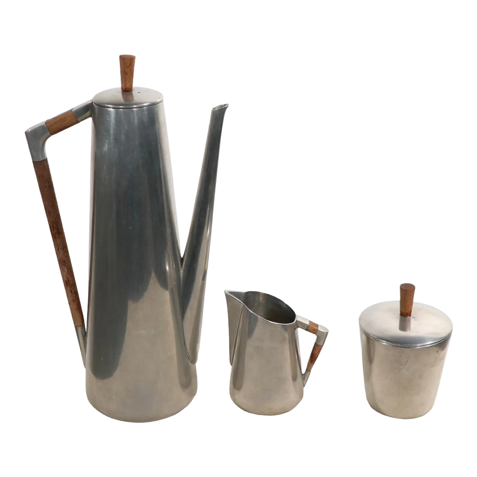 3 Pc Set Royal Holland Pewter Kmd Tiel. Daalderop C 1960's | Chairish
