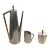 3 Pc Set Royal Holland Pewter Kmd Tiel. Daalderop C 1960's For Sale