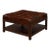 Tufted Leather Ottoman For Sale