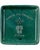 Vintage Parco Dei Principi Hotel Rome Italy Green Ceramic Ashtray Catchall Dish For Sale - Image 10 of 10
