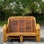 1950s Vintage Coastal 1950s Pencil Reed Loveseat For Sale - Image 5 of 7