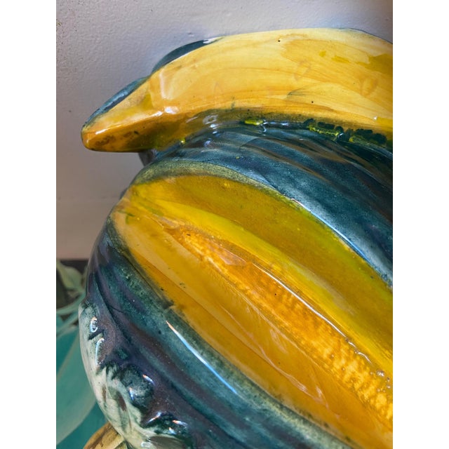 Ceramic Spanish Trompe-Loeil Watermelon Ceramic Pitcher, 1960 For Sale - Image 7 of 10
