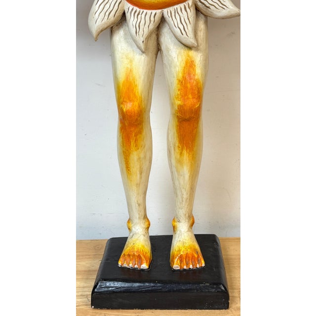 Sergio Bustamante Monumental Carved Sun Sculpture, Mexico, Circa 1980s For Sale - Image 11 of 16