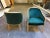 Wood Pair of Fully Restored Ward Bennett Solid Ash Wood Frame Chairs – Cerused Ash With Moss Green Velvet Upholstery For Sale - Image 7 of 12