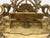 Vintage Ornate Baroque Revival Cast Brass Double Inkwell Desk Set With Porcelain Liners For Sale - Image 14 of 17