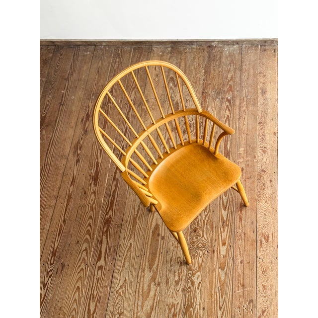 Brutalist Armchair in Pine by Tage Poulsen For Sale - Image 18 of 18