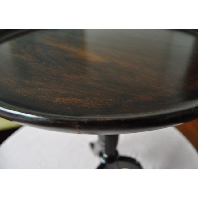 Side Table in Stained Dark Beech by Anton Kildeberg For Sale - Image 13 of 14