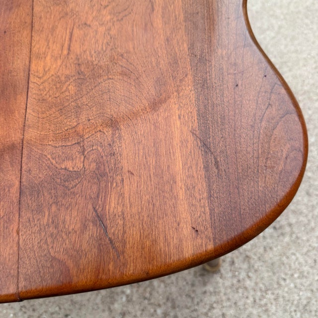 Ethan Allen Vintage Ethan Allen Nutmeg Windsor Side Chair Solid Maple Early American For Sale - Image 4 of 10