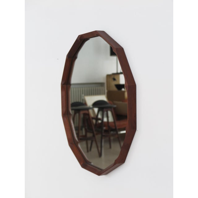 Mid-Century Modern Italian Mirror by Dino Cavalli for Tredici, Italy, 1960s For Sale - Image 3 of 11
