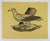 Circa 1960's reprint of a bird by Jonathan Fisher (1768-1847) on mustard paper, titled "Geir Eagle". Unframed, minor...