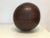 Maroon Vintage Leather 4kg Medicine Ball, 1930s For Sale - Image 8 of 8