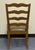 Wood Ethan Allen Ladderback Leather Upholstered Dining Chairs - Set of 4 For Sale - Image 7 of 12
