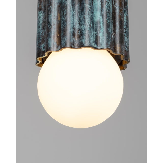 Black Industrial Vesta Round 24 Chandelier For Sale - Image 8 of 18