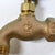 Vintage Brass and Bronze Dog Garden Water Spigot For Sale - Image 4 of 11