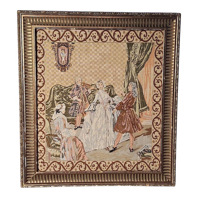 20th Century Italian Framed Tapestry For Sale