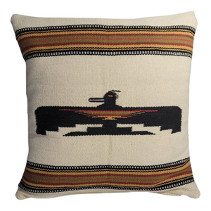 Mexican Serape Aguila Wool Pillow