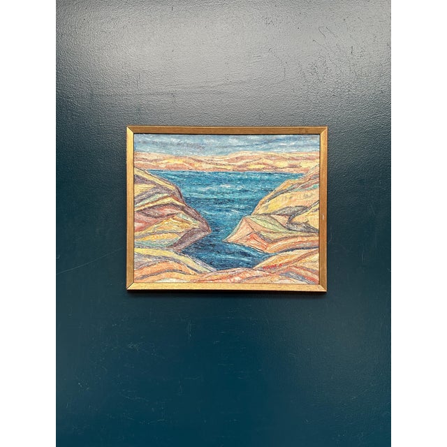 Alvar Andersson, Sea View, 1950s, Oil on Canvas, Framed For Sale - Image 15 of 16