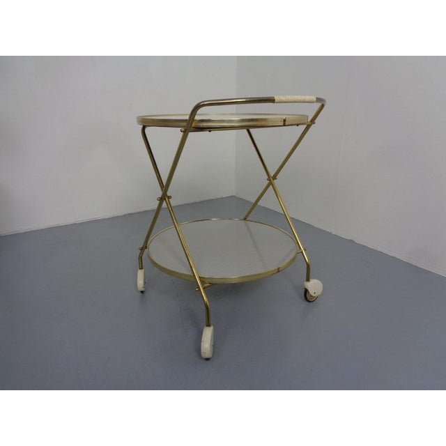 Mid-Century Modern Mid-Century Serving Bar Cart, 1960s For Sale - Image 3 of 18