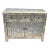 Reclaimed Elm Wood Gray Commode Chest For Sale
