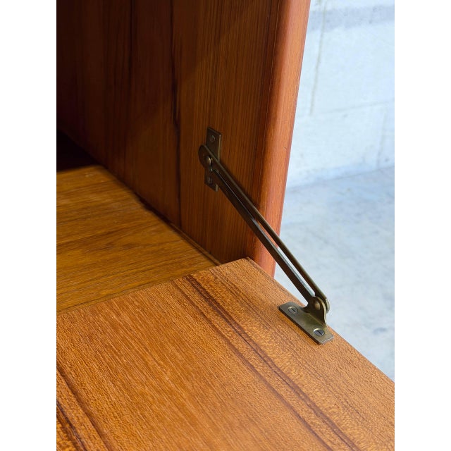 Teak Wood Nightstand by Arne Vodder Danish Minimalist Side Table Denmark 1960s For Sale - Image 9 of 10