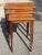 Brandt 1950s Brandt Fine Furniture Refinished Genuine Mahogany Nesting Tables For Sale - Image 4 of 8