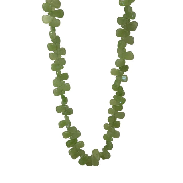 American Vintage 1960’s Crysophase Necklace With Sterling Silver Clasp For Sale - Image 3 of 7