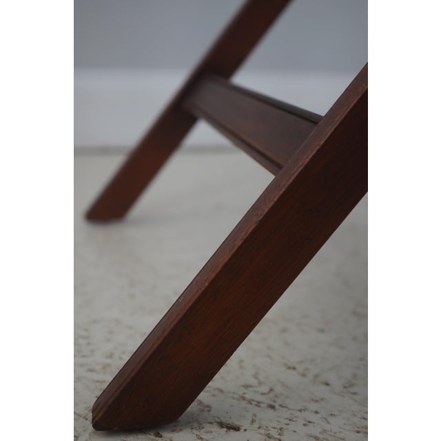 Baker Mahogany Chippendale Style Butlers Tray Table For Sale - Image 11 of 15