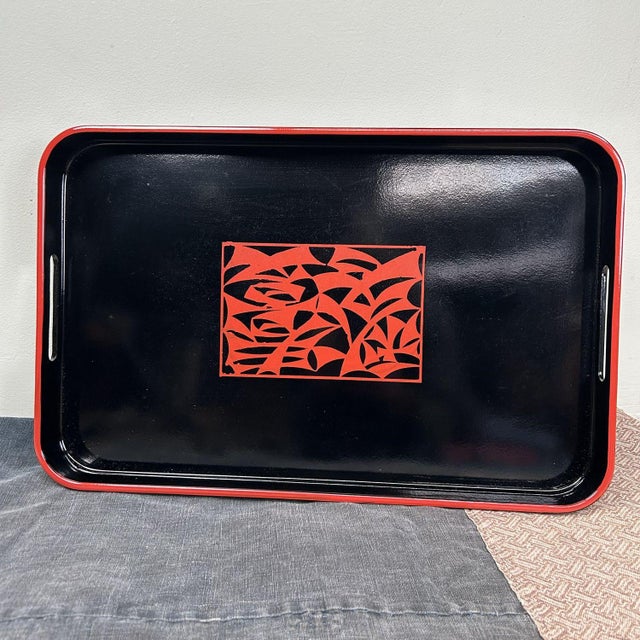 Vintage Japanese Obon Tea Ceremony Tray, 1960s For Sale - Image 6 of 9