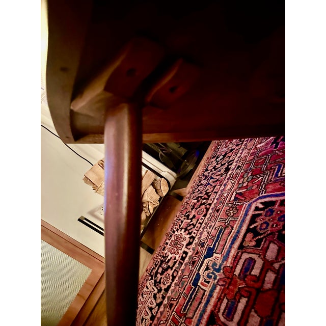 Mid-Century George Nakashima Rosewood Coffee Table Long and Organic Shaped For Sale - Image 10 of 15