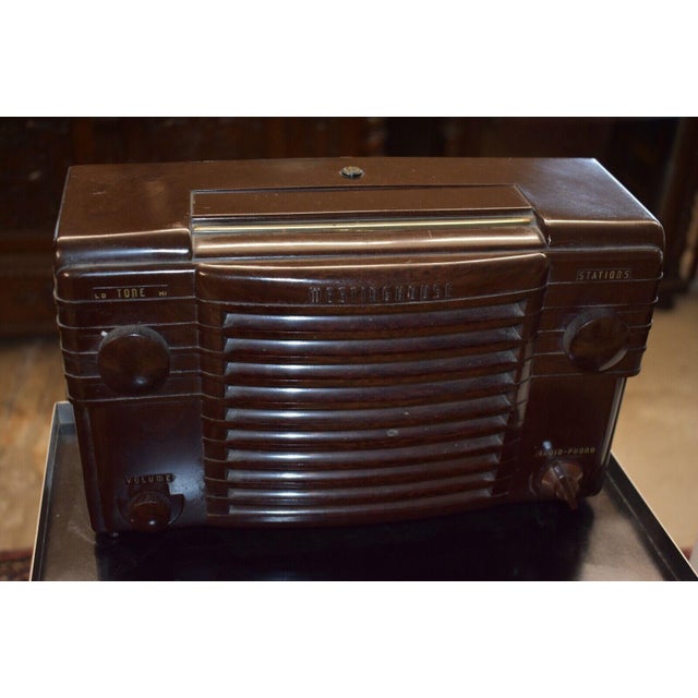 Vintage 1946 Westinghouse Table Top Tube Radio Model H122a Chairish