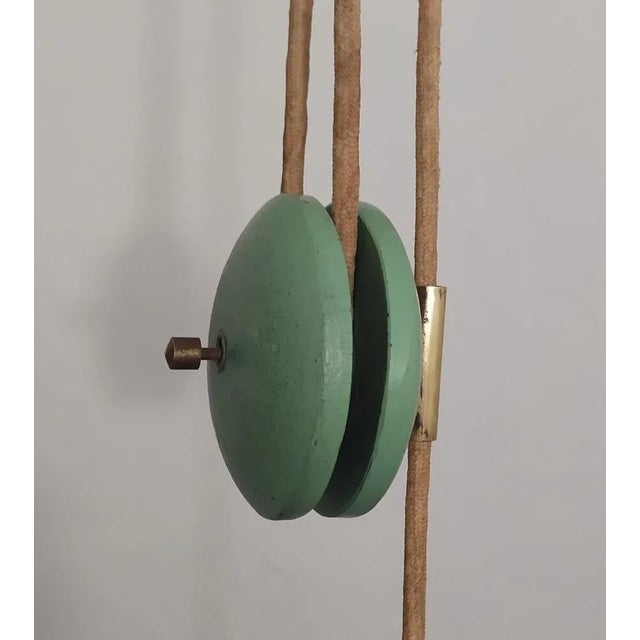 Vintage Pendant Lamp by Angelo Lelli for Arredoluce, 1950 For Sale - Image 9 of 10